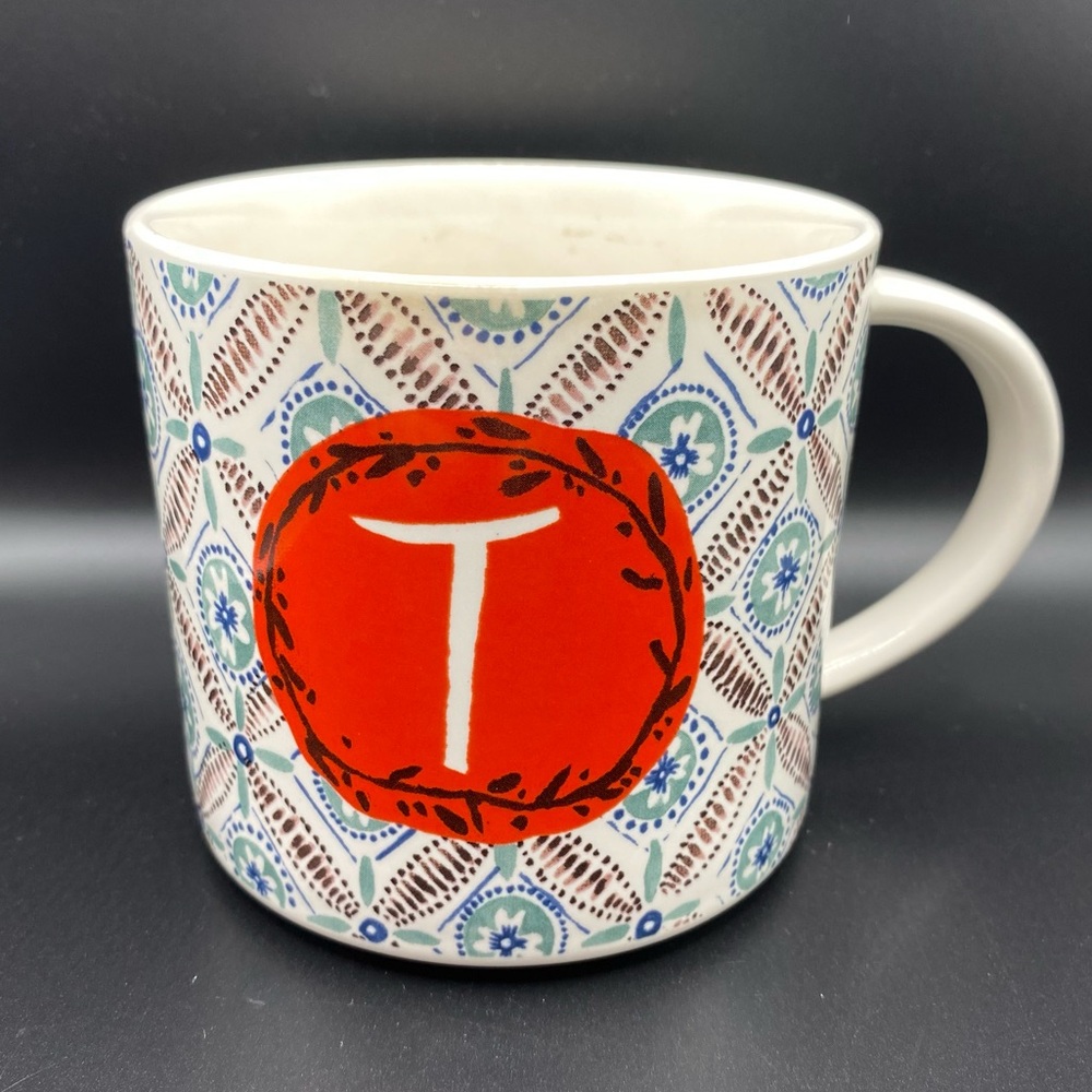 Anthropologie Monogrammed "T" Mug - Oscar Wilde Quote